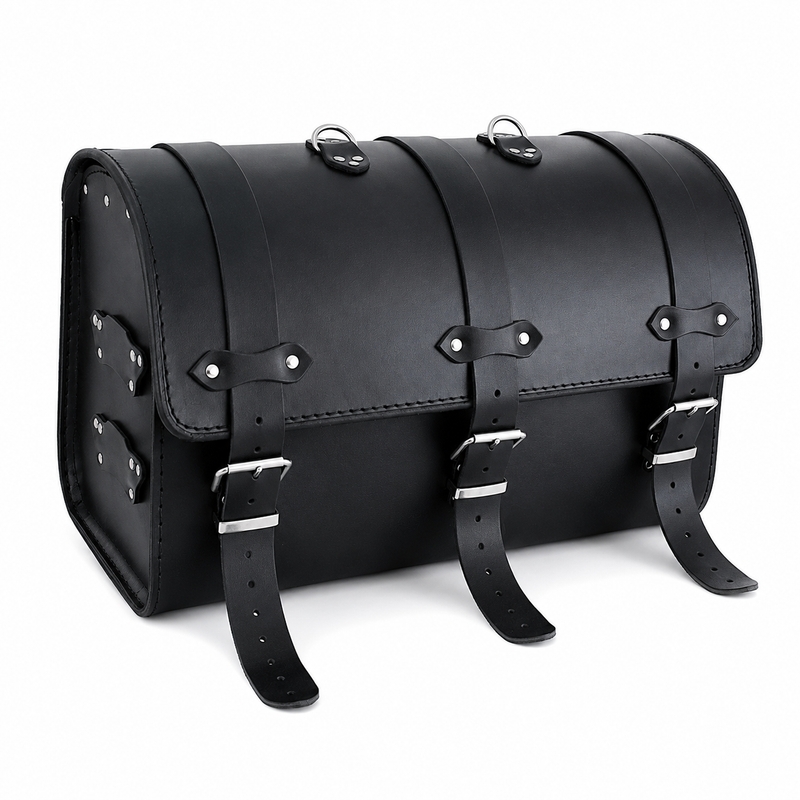 Maletín de cuero para moto Chopper RSA-13A