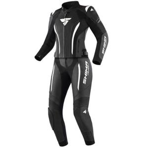 Mono de moto para mujer Shima Miura 2.0 negro-blanco