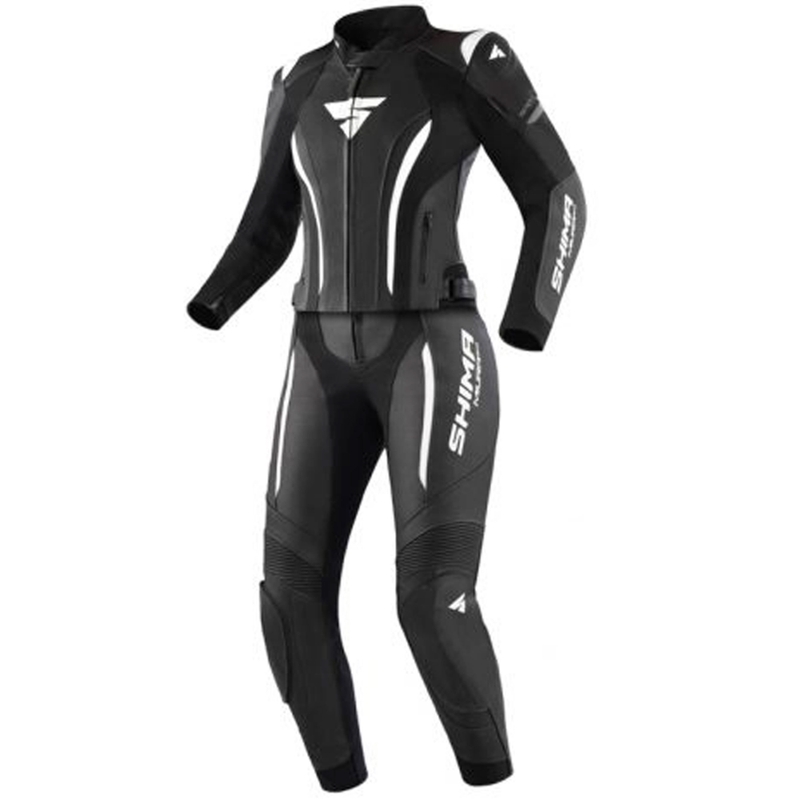 Mono de moto para mujer Shima Miura 2.0 negro-blanco
