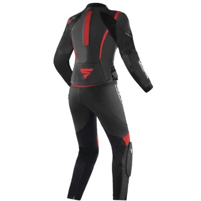 Mono de moto Shima Miura 2.0 mujer negro-rojo