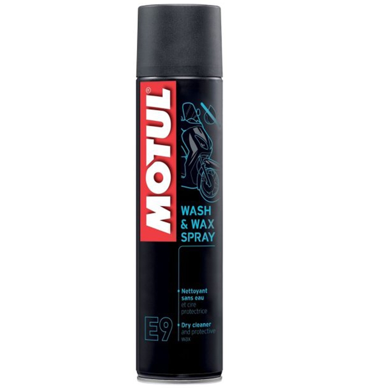 Spray de tratamiento de plásticos Motul E9 Wash Wax 400 ml