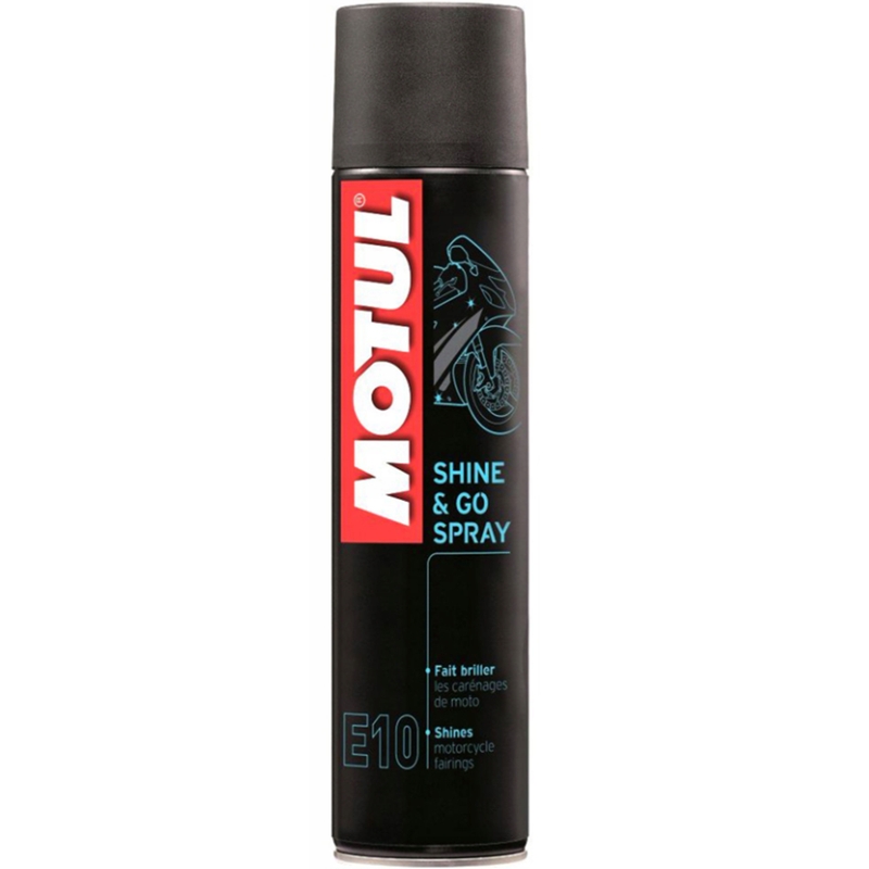 Motul E10 Shine &amp; Go Spray Tratamiento Plásticos 400 ml