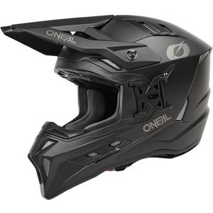 Casco de motocross O'Neal EX-SRS negro sólido