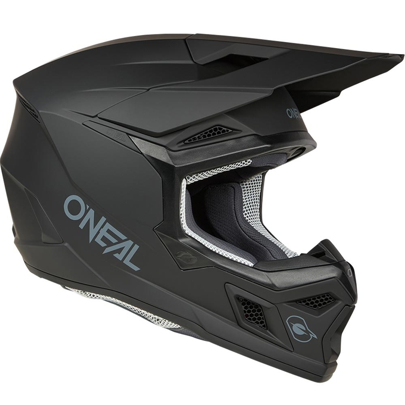 Casco de motocross O´Neal 3SRS Solid negro mate