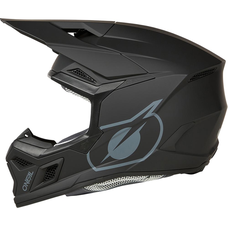Casco de motocross O´Neal 3SRS Solid negro mate