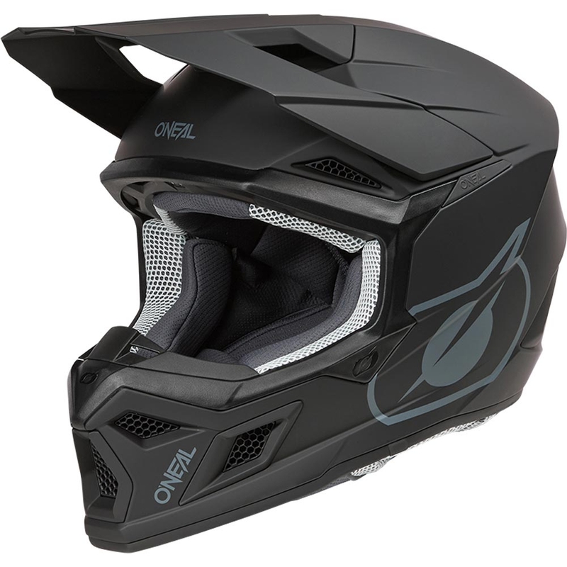 Casco de motocross O´Neal 3SRS Solid negro mate