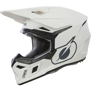Casco de motocross O´Neal 3SRS Solid blanco mate