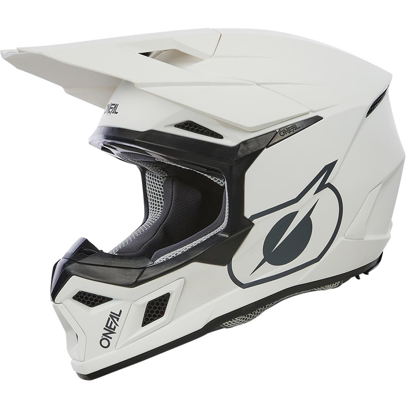 Casco de motocross O´Neal 3SRS Solid blanco mate