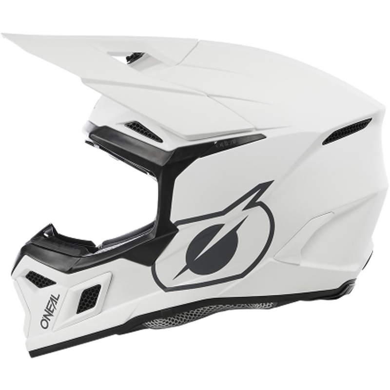 Casco de motocross O´Neal 3SRS Solid blanco mate
