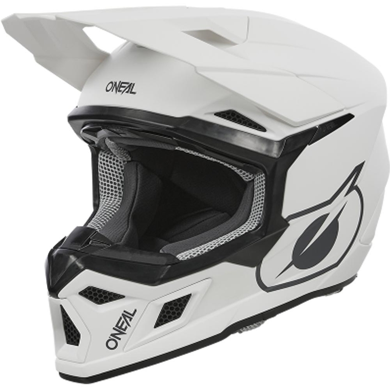 Casco de motocross O´Neal 3SRS Solid blanco mate