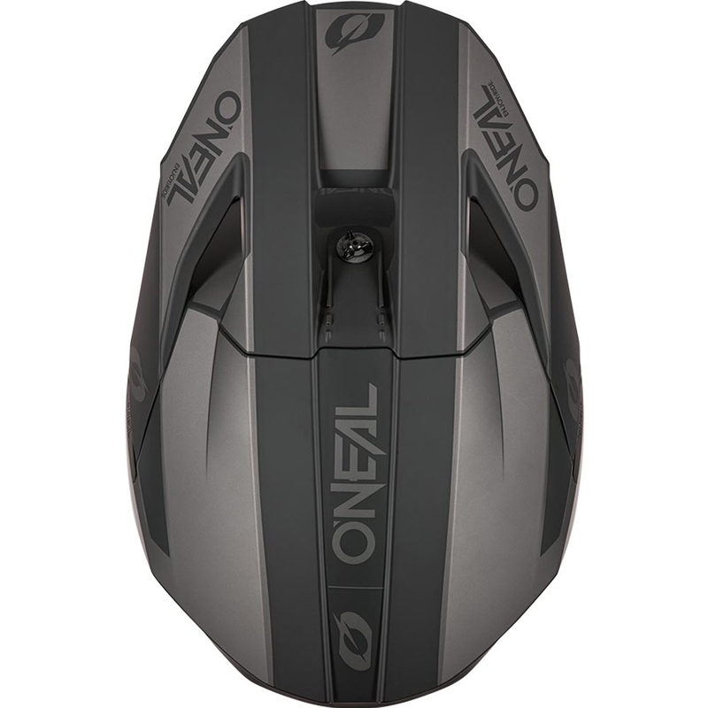 Casco de motocross O´Neal 3SRS Solid negro mate-gris