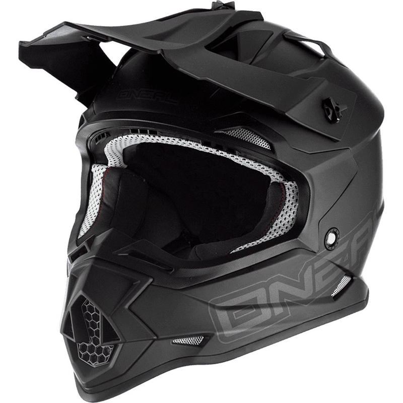Casco de motocross O´Neal 2SRS negro mate plano