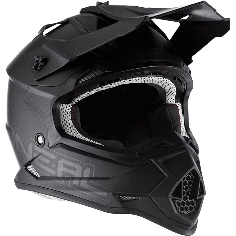 Casco de motocross O´Neal 2SRS negro mate plano