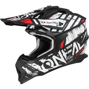 Casco de motocross O´Neal 2SRS Glitch negro-blanco