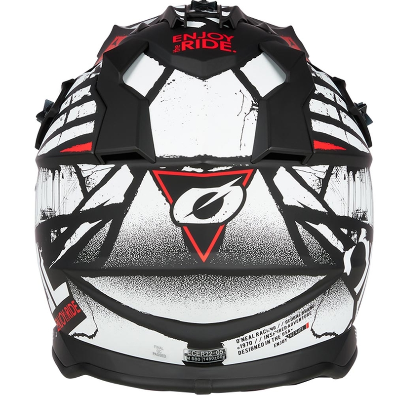 Casco de motocross O´Neal 2SRS Glitch negro-blanco
