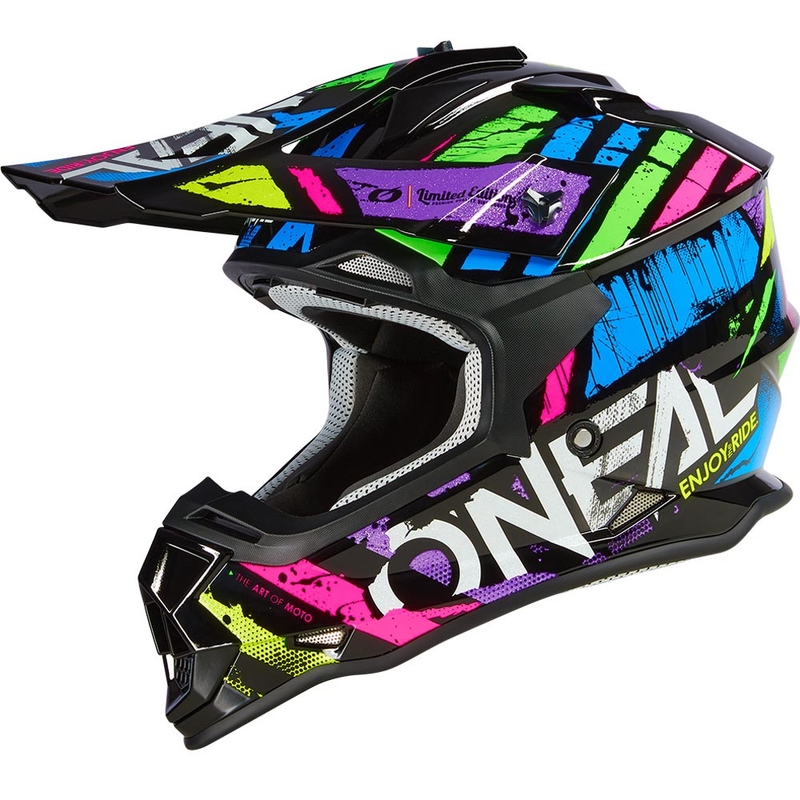 Casco de motocross O'Neal 2SRS Glitch multicolor