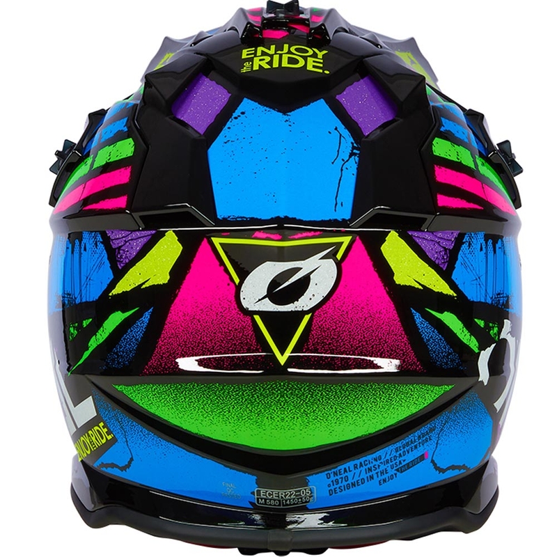Casco de motocross O'Neal 2SRS Glitch multicolor