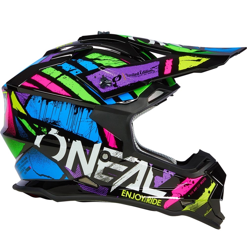 Casco de motocross O'Neal 2SRS Glitch multicolor