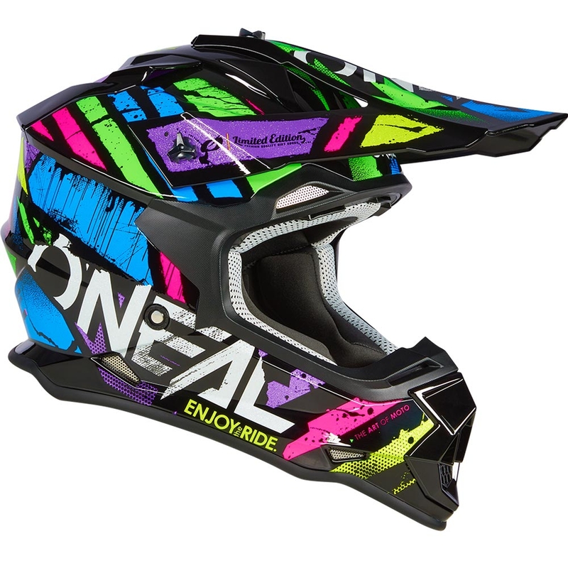 Casco de motocross O'Neal 2SRS Glitch multicolor