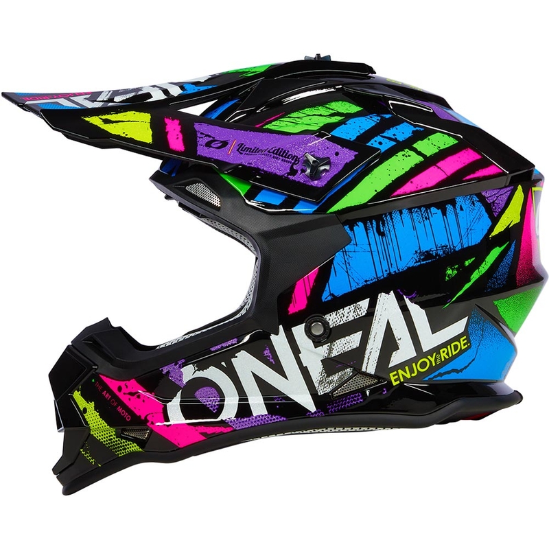 Casco de motocross O'Neal 2SRS Glitch multicolor