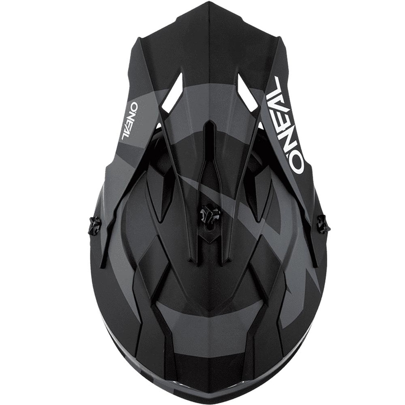 Casco de motocross O'Neal 2SRS Slick negro-gris
