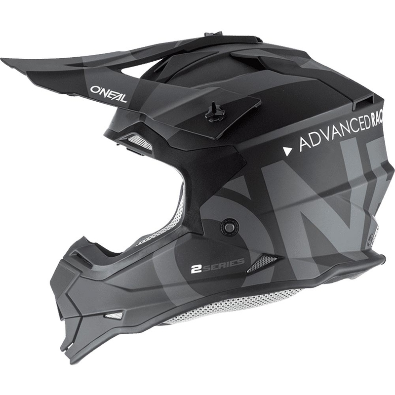 Casco de motocross O'Neal 2SRS Slick negro-gris