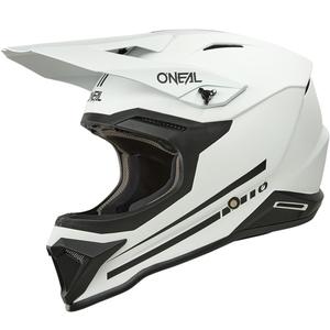 Casco de motocross O'Neal 1SRS Solid blanco mate