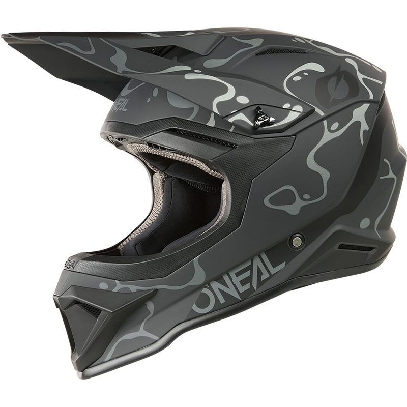 Casco de motocross O´Neal 1SRS Splash negro mate-gris