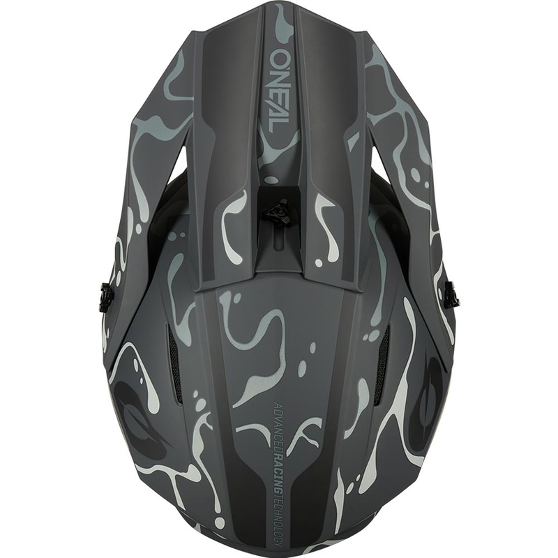 Casco de motocross O´Neal 1SRS Splash negro mate-gris