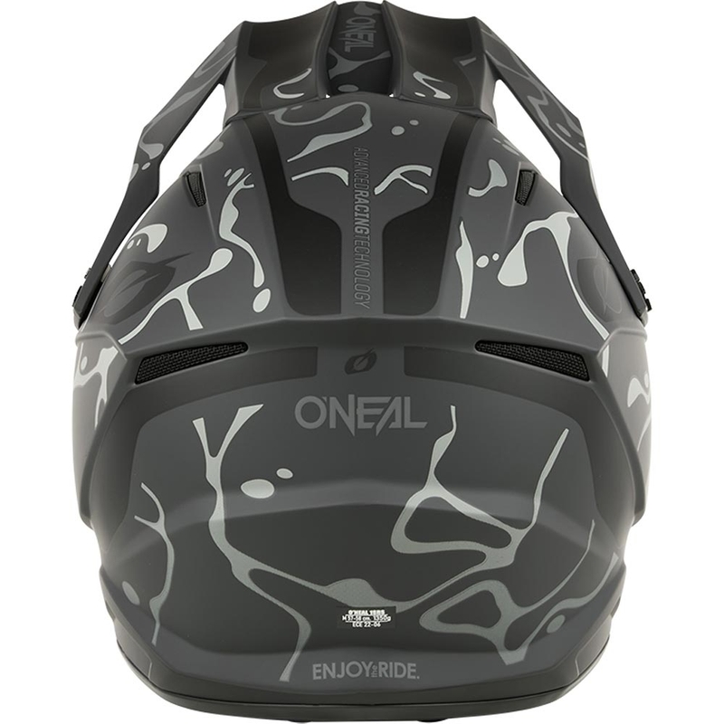 Casco de motocross O´Neal 1SRS Splash negro mate-gris