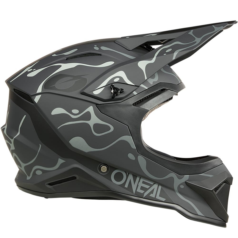 Casco de motocross O´Neal 1SRS Splash negro mate-gris