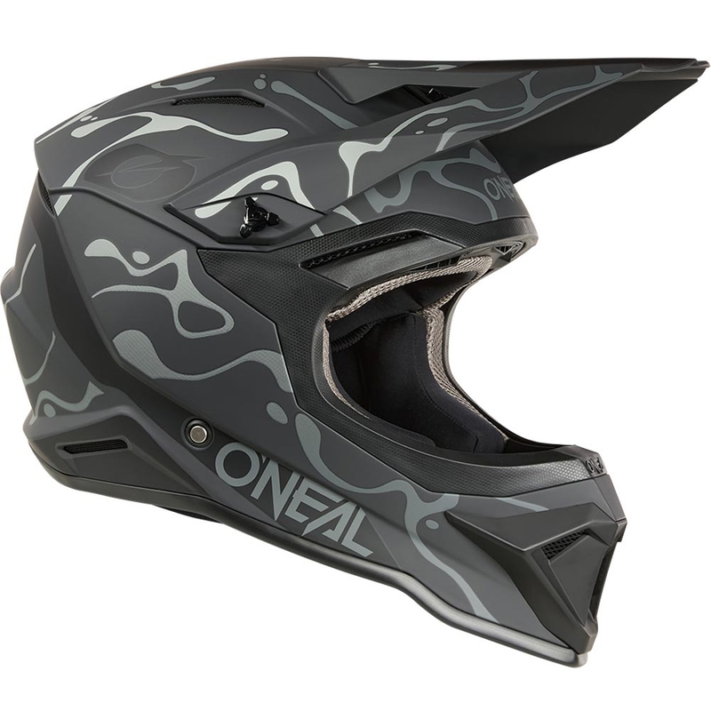 Casco de motocross O´Neal 1SRS Splash negro mate-gris