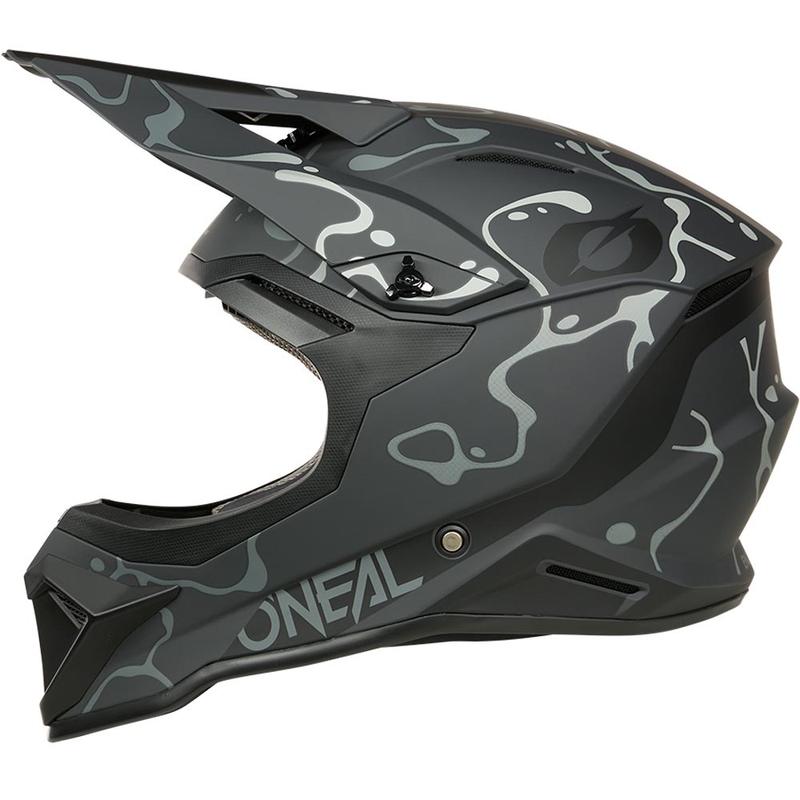 Casco de motocross O´Neal 1SRS Splash negro mate-gris