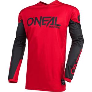 Camiseta de motocross O´Neal Element Threat roja y negra