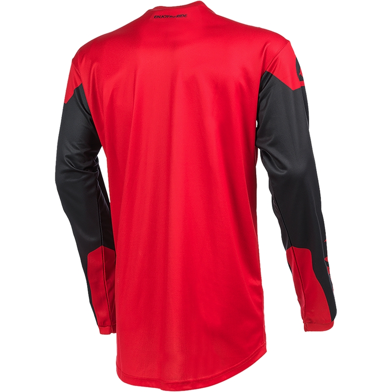 Camiseta de motocross O´Neal Element Threat roja y negra
