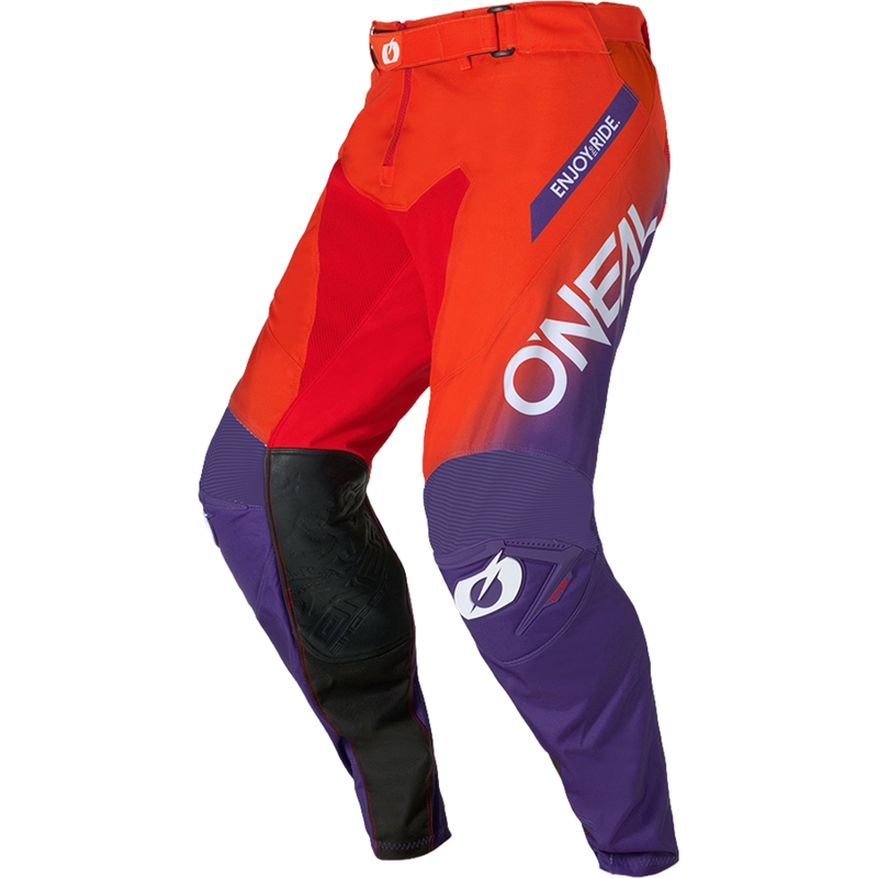 Pantalones de motocross O´Neal Mayhem Hexx color naranja-morado
