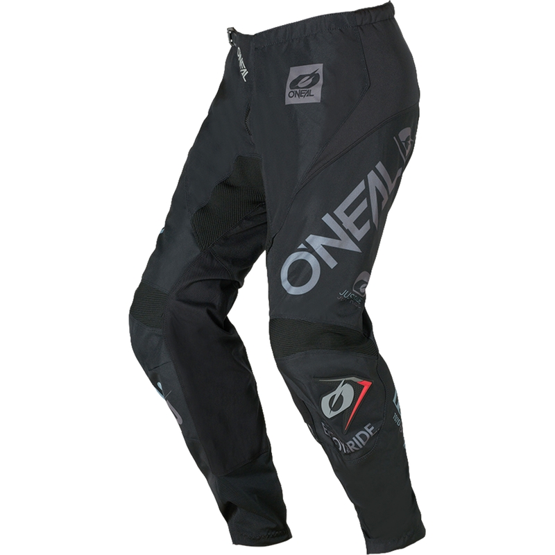 Pantalones de motocross O´Neal Element Brand, color negro-gris