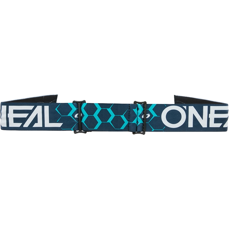 Gafas de motocross O´Neal B-33 Hexa azules (plexiglás azul iridio)