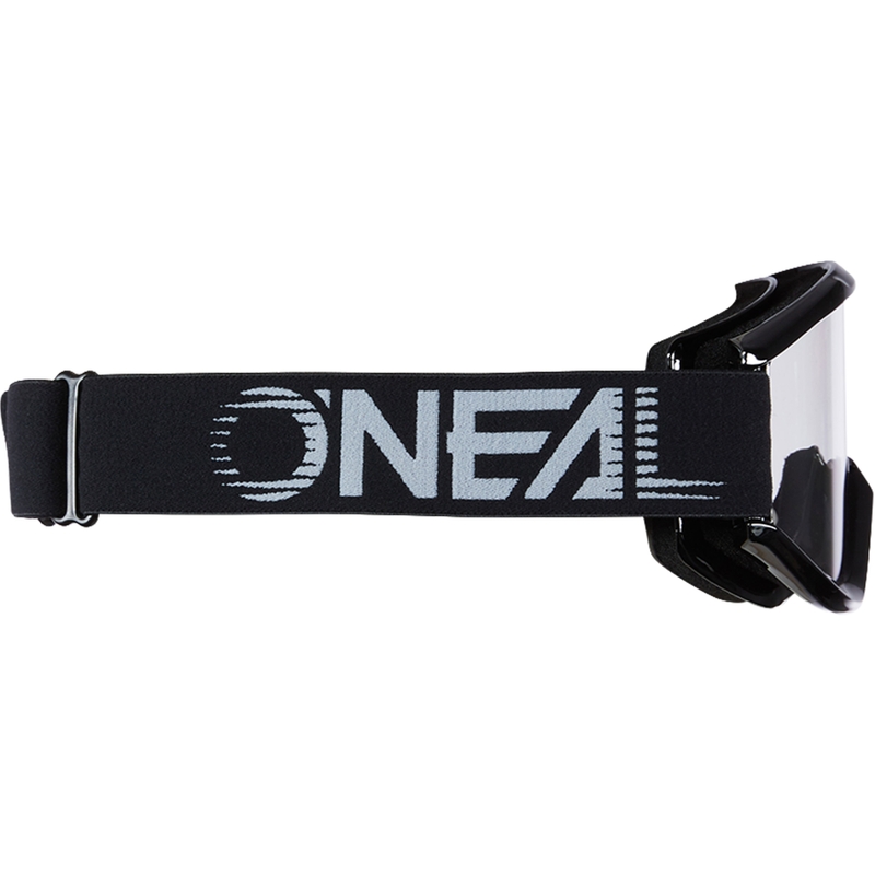 Gafas de motocross O´Neal B-Zero negras (plexiglás transparente)