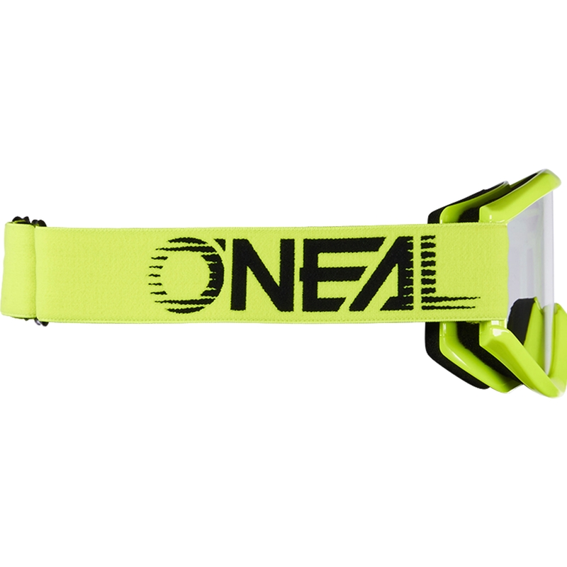 Gafas de motocross O´Neal B-Zero amarillo flúor (plexiglás transparente)