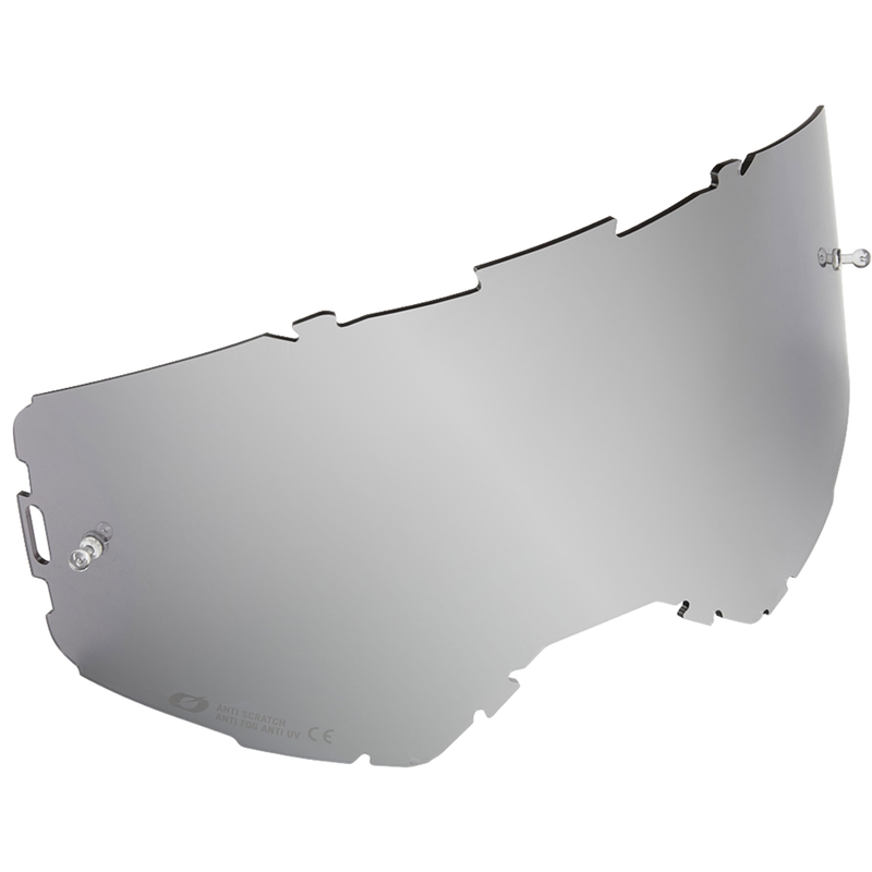 Visera para gafas de motocross O´Neal B-22, B-33, color plata espejada