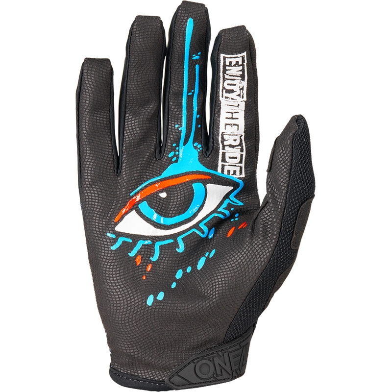 Guantes de motocross O´Neal Mayhem Rancid, color negro y blanco.