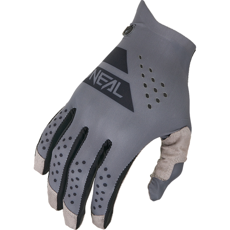 Guantes de motocross O´Neal Pin it Slip on, color gris-negro.