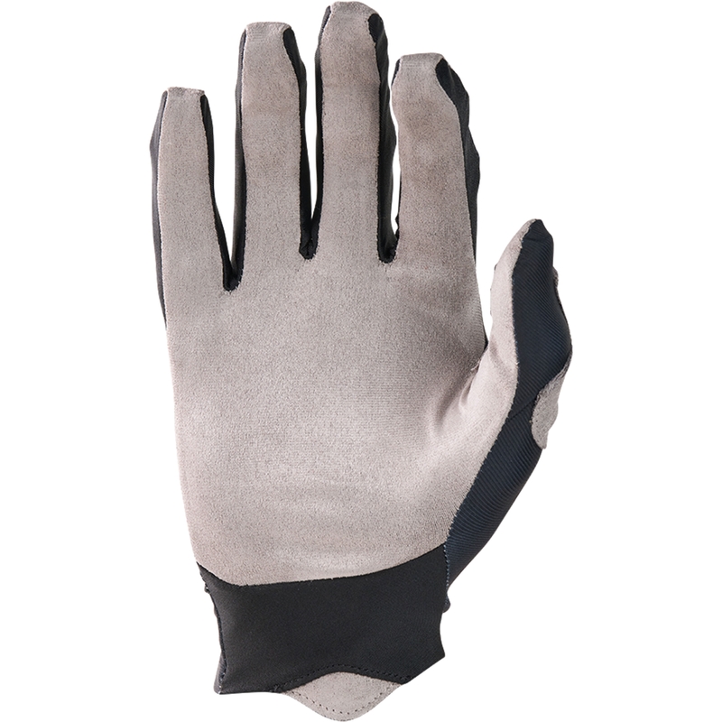 Guantes de motocross OO´Neal Pin it Slip on, color negro y amarillo flúor.