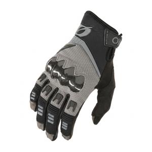 Guantes de motocross O'Neal Butch Carbon CE gris-negro