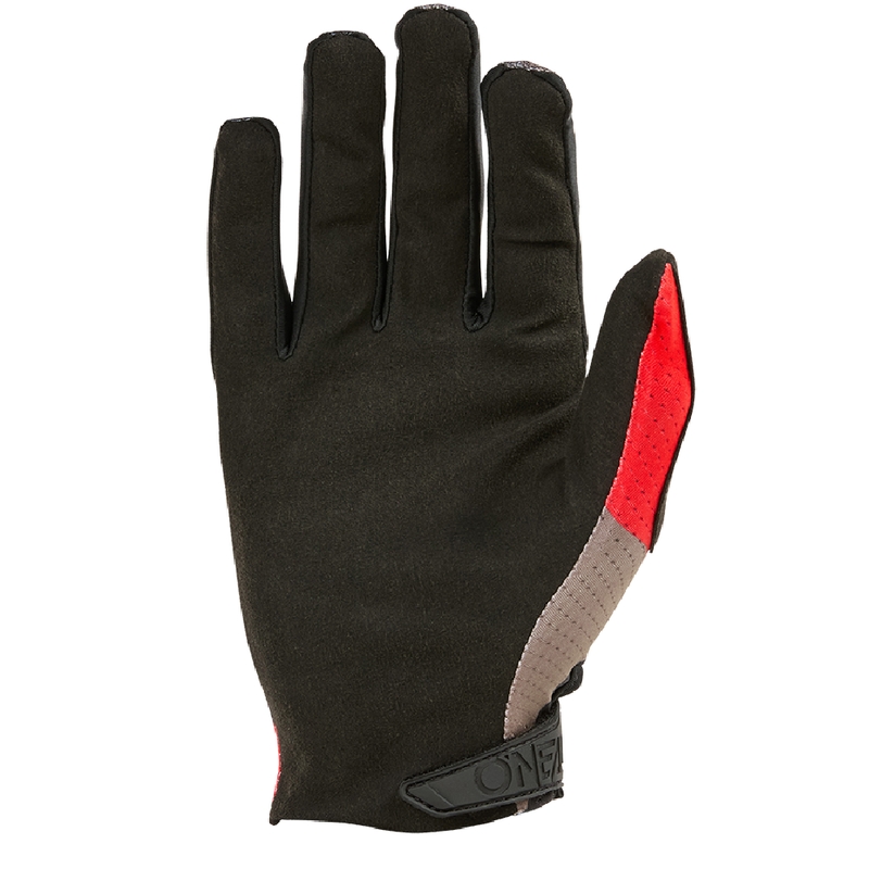 Guantes de motocross O'Neal Matrix Roller gris-rojo