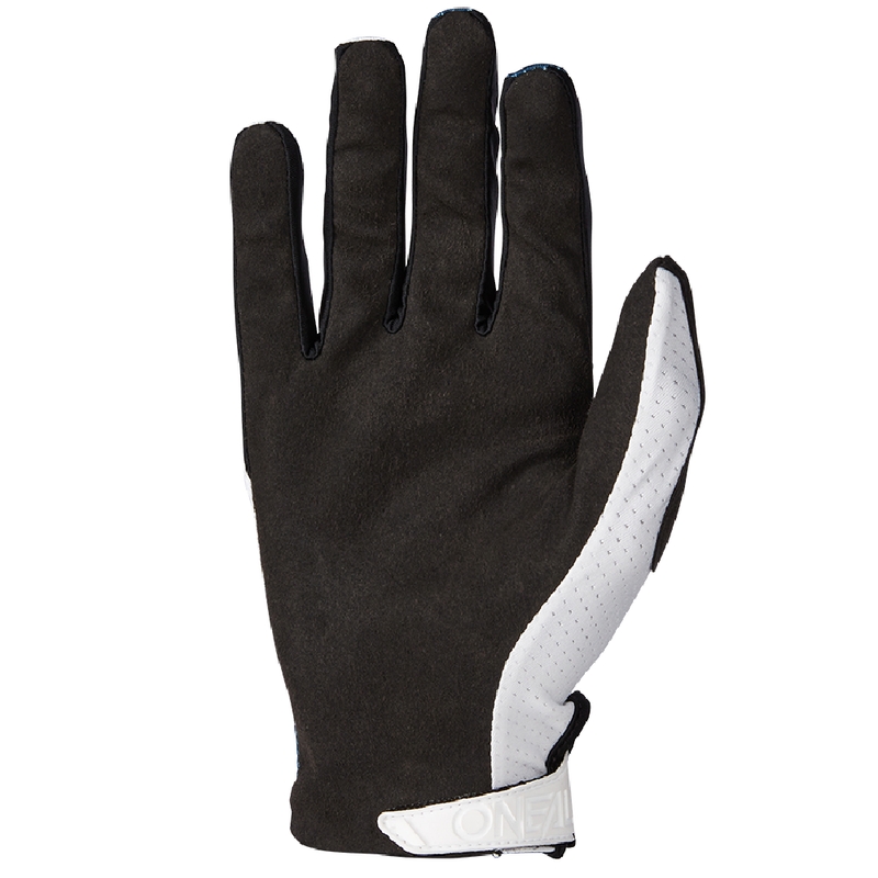 Guantes de motocross O'Neal Matrix Split azul-blanco