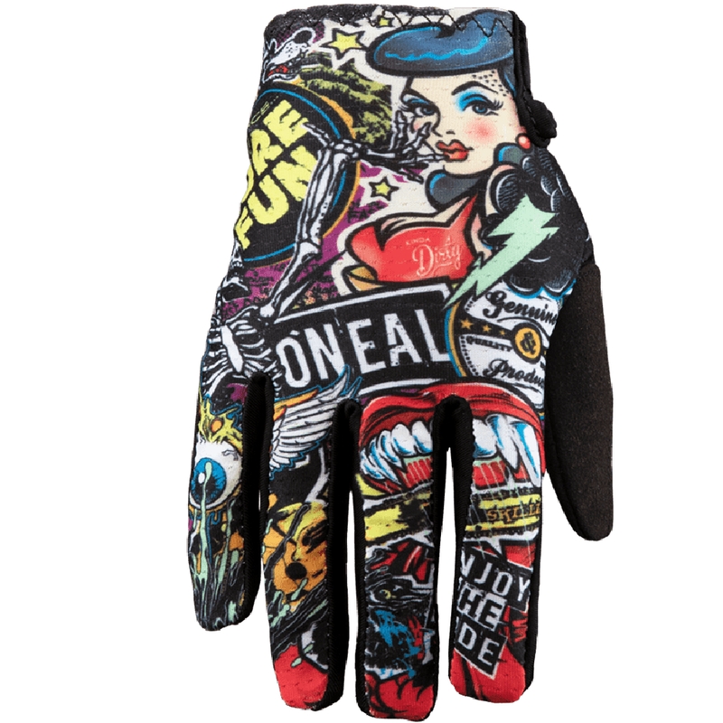Guantes de motocross O'Neal Matrix Crank para niños, multicolor
