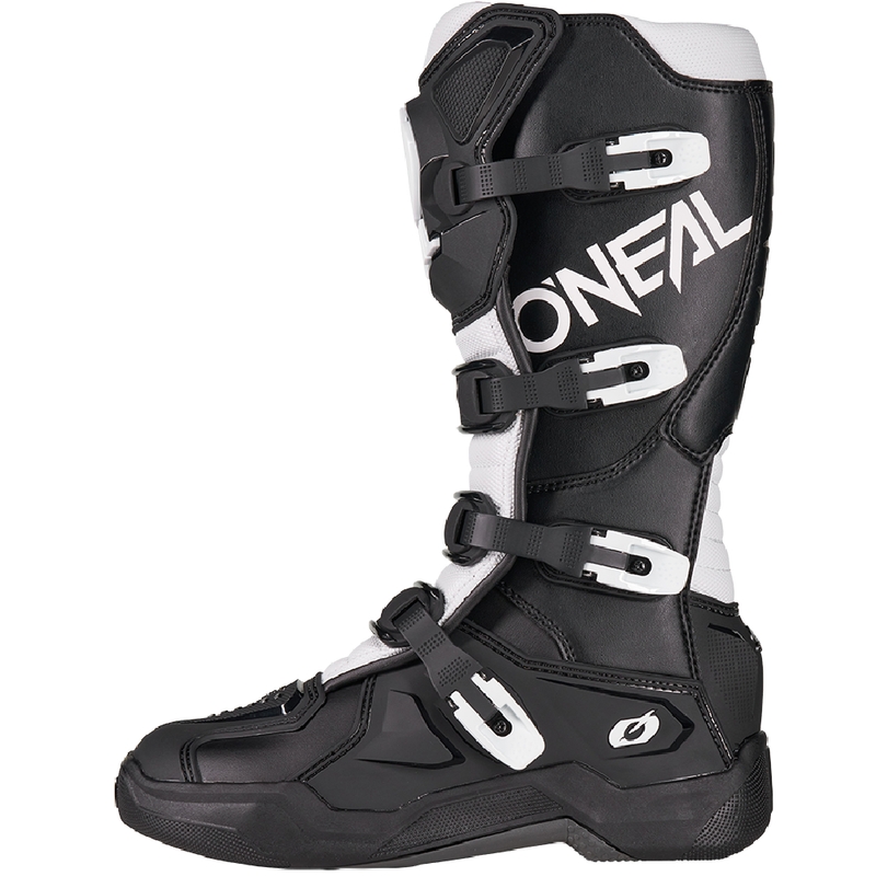 Botas de motocross O'Neal 3SRS negras y blancas
