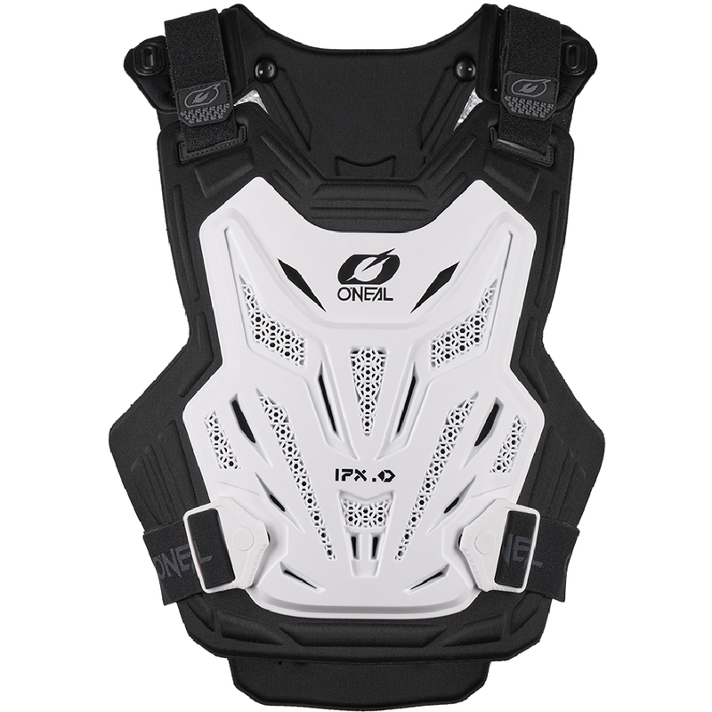 Protector de pecho para motociclista O'Neal Split Lite blanco